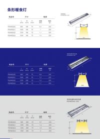 条形暖食灯