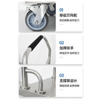 祥明静音拆装款焊焊接款平板推车