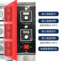 商用仪表三层六盘控温烤箱