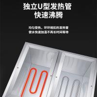 商用台式四孔快速电热油炸锅多功能煮饺关东煮麻辣烫煮粉面电煮炉
