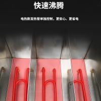 商用电热快速煮面炉六头多功能冒菜米线麻辣烫机汤面车摆摊烫面炉