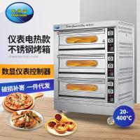 多功能三层六盘仪表电热烤箱