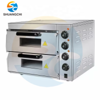 双层电热披萨炉全身不锈钢旋钮独立控制SC-EP2