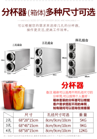 奶茶分杯器