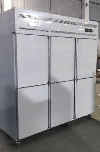 立式四门双机双温冷柜
